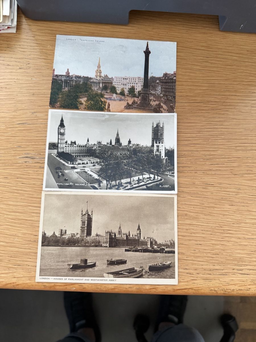 Cartoline postali: 3 Ansichtskarten von London – Usato da Murgenthal venduto da Tina_4055