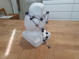 Lange violetten Modekette / long collier fantaisie violet