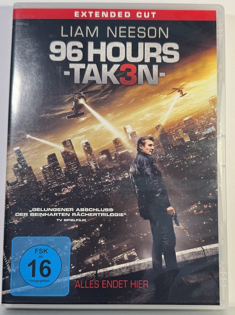 Alle DVDs: DVD 96 HOURS - TAK3N - LIAM NEESON - EXTENDET CUT – Gebraucht aus Wisen von gigisna