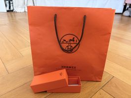 Sac et boite orange Hermès authentique, VIDE!