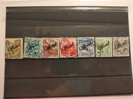 Officel Briefmarken Helvetia: 3,5,10,20,30,35,40 Rp..Gestemp
