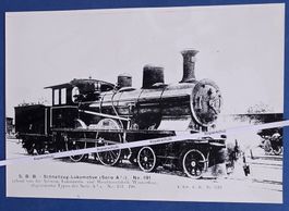 SBB - Photo 26 x 18 cm - Dampflok Serie A 2/4 - No. 191 SLM