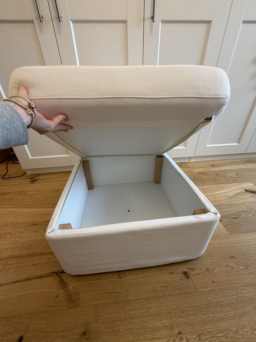 Sgabelli: white footstool with storage – Usato da Männedorf venduto da saa_8np5 3