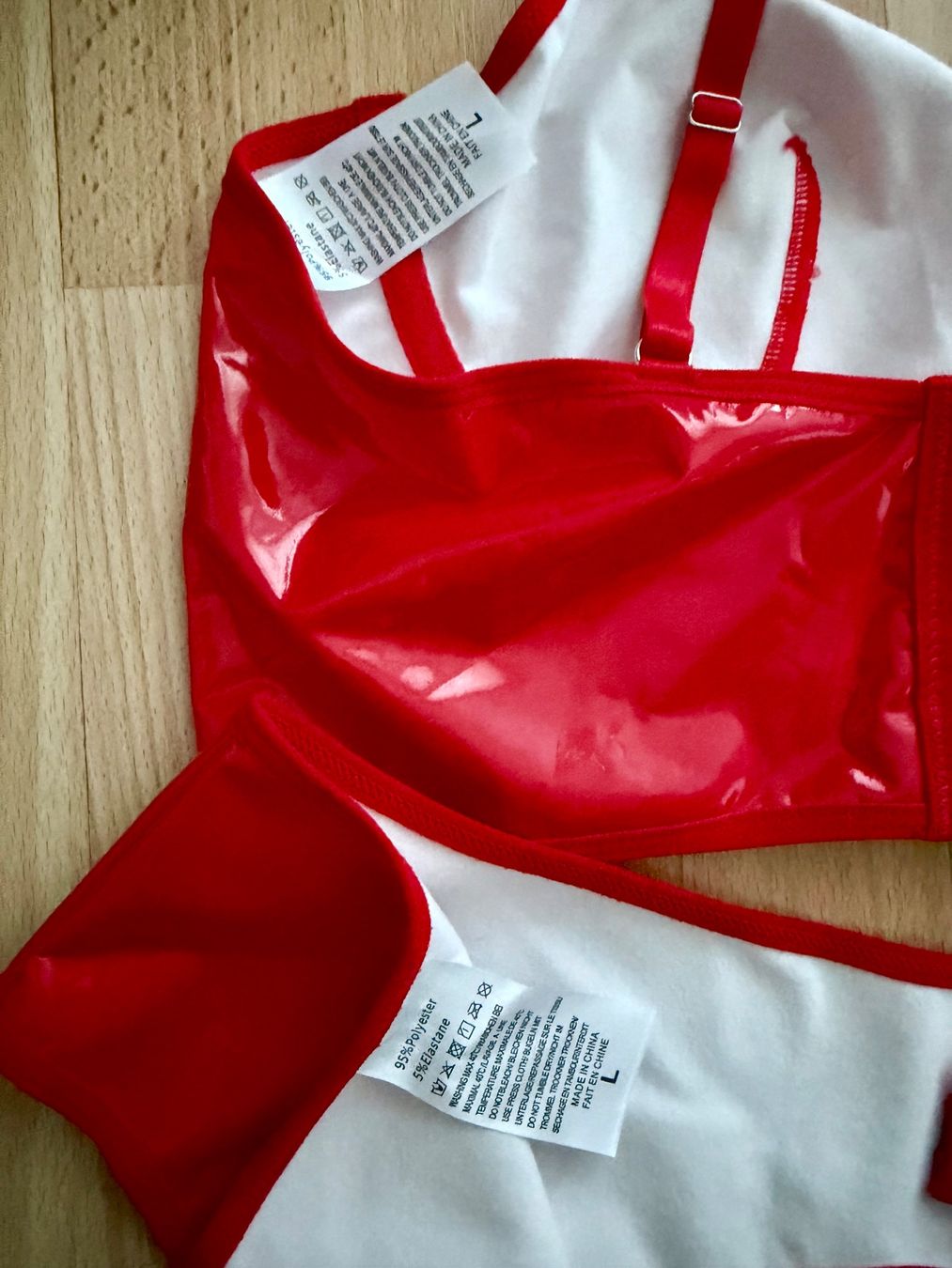 Altra biancheria intima: Lack Dessous Set - SeXy Straps Set – Nuovo e nell'imballaggio originale da Uetendorf venduto da Stoun 7