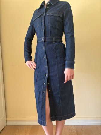 Jeanskleid 7 for all Mankind / Grösse S /dunkelblau / neu!
