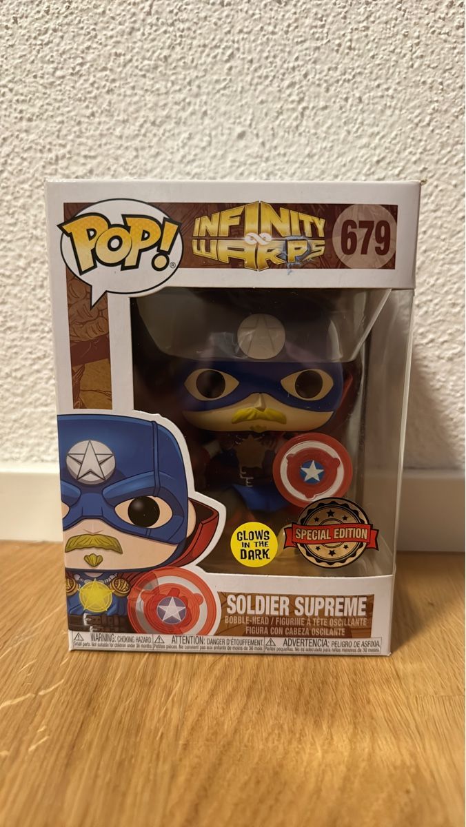 Funko Statuette: Funko Pop! Soldier Supreme 679 Special Edition – Nuovo e nell'imballaggio originale da Suhr venduto da Dominick