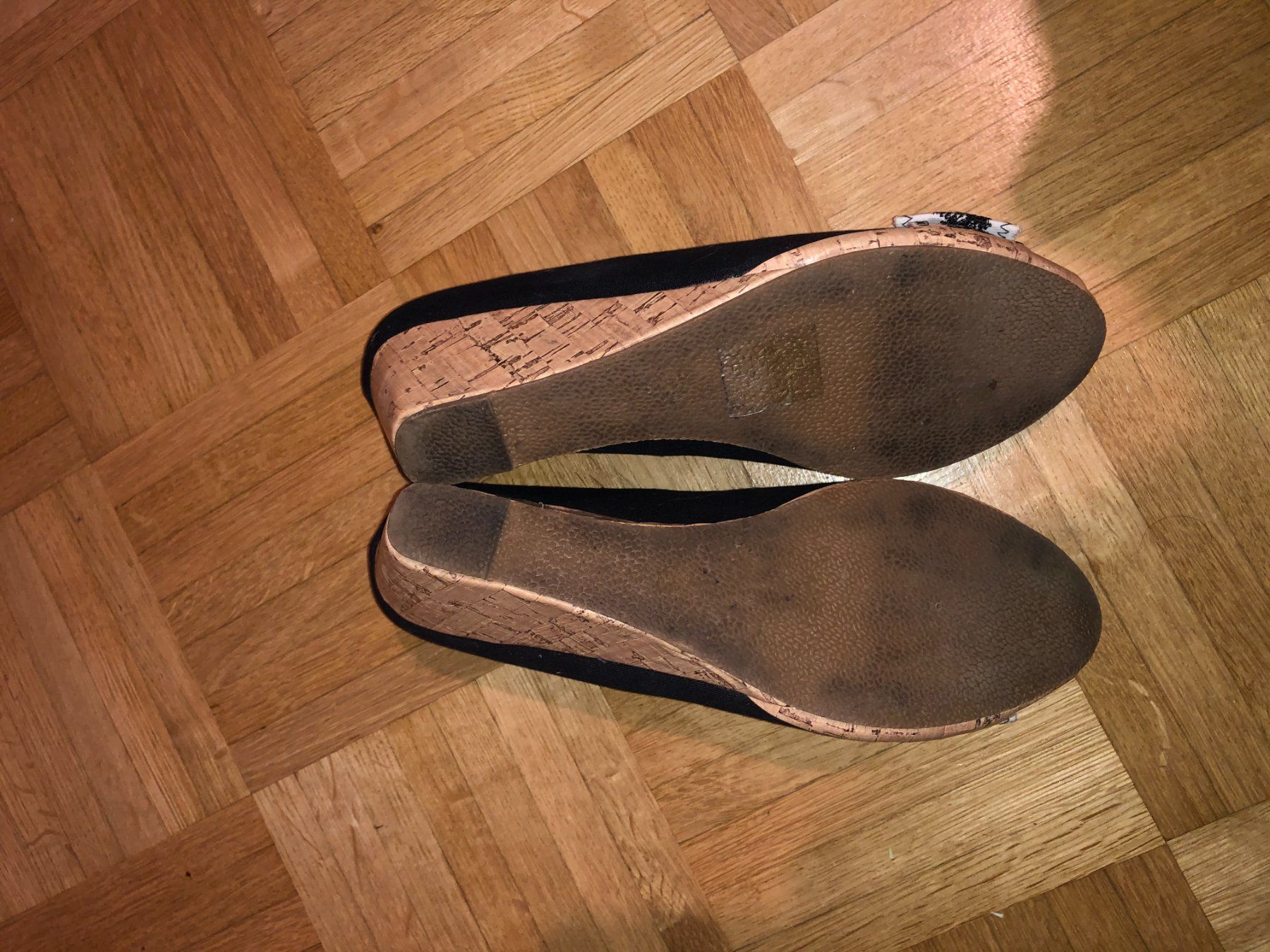 Damenschuhe: Balerin Pantoffeln Leder und cork – Gebraucht aus Zürich von dojoal64 4