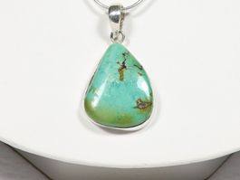 Pendentif / Anhänger Argent 925 & Turquoise / Türkis 35mm