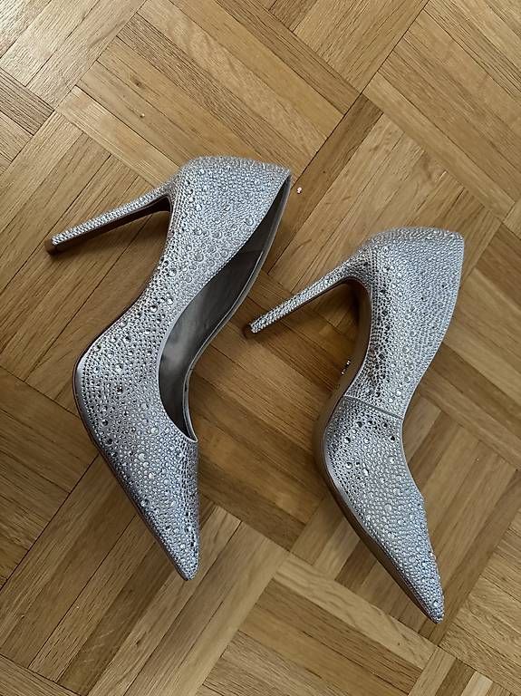 Aldo Scarpe da donna: ALDO Pumps silber mit Strasssteinen – Usato da Ettingen venduto da ber_2ctq