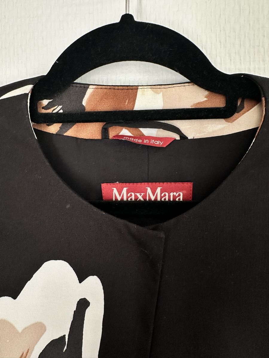 Max Mara Cappotti: Blazer Max Mara mit Blumenmuster - Grösse 38  – Usato da Lenzburg venduto da selabella 1