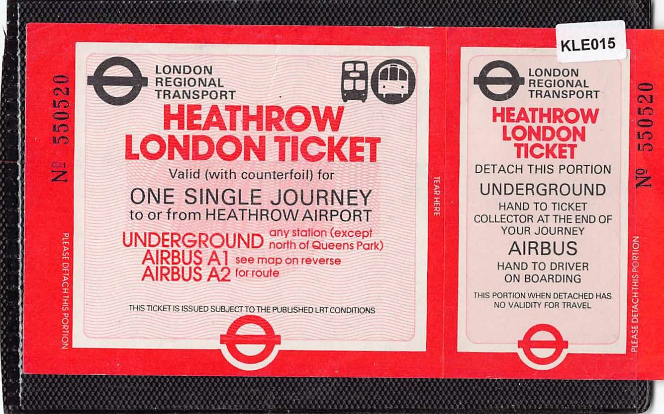 Tutti i francobolli: TICKET für London HEATHROW – Usato da Winterthur venduto da SchatzchischtliWinti 1
