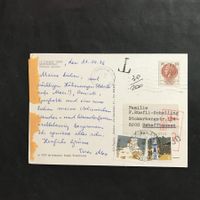 NP Karte aus ITALIEN mit T-Entwertung auf Zst 523 und 531