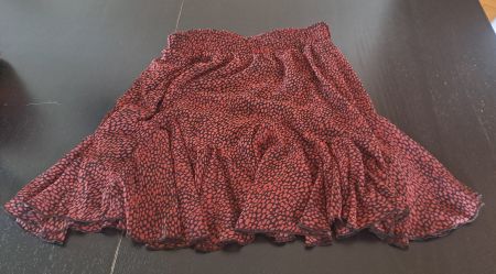 Jupe rouge à imprimés ELENZA by L&L T.M