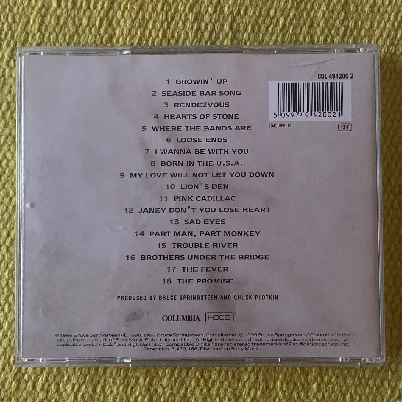 CD: BRUCE SPRINGSTEEN-18 TRACKS – Usato da Rorschacherberg venduto da CD-Roli 1