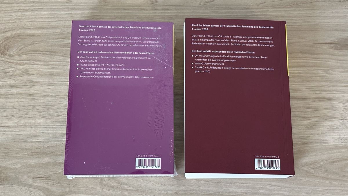 Libri: OR & ZGB 01.01.2026 – Nuovo (secondo la descrizione) da Glis venduto da Timer 1