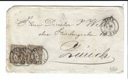 BRIEF 1866 - VON BERN NACHZURICH