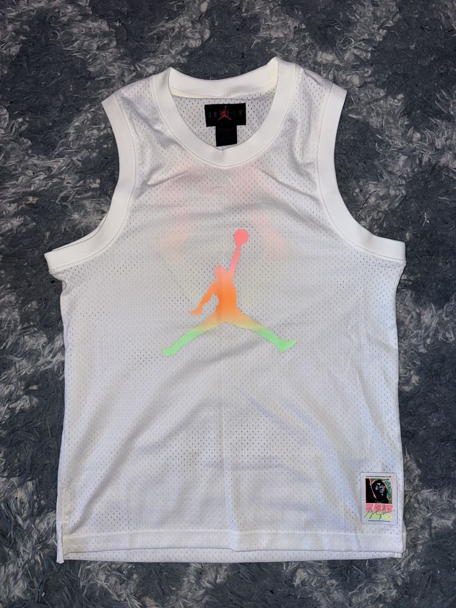 Canottiere & Pantaloni: Jordan Trikot Neon weiss, Gr. S – Nuovo (secondo la descrizione) da Dietikon venduto da jagamel