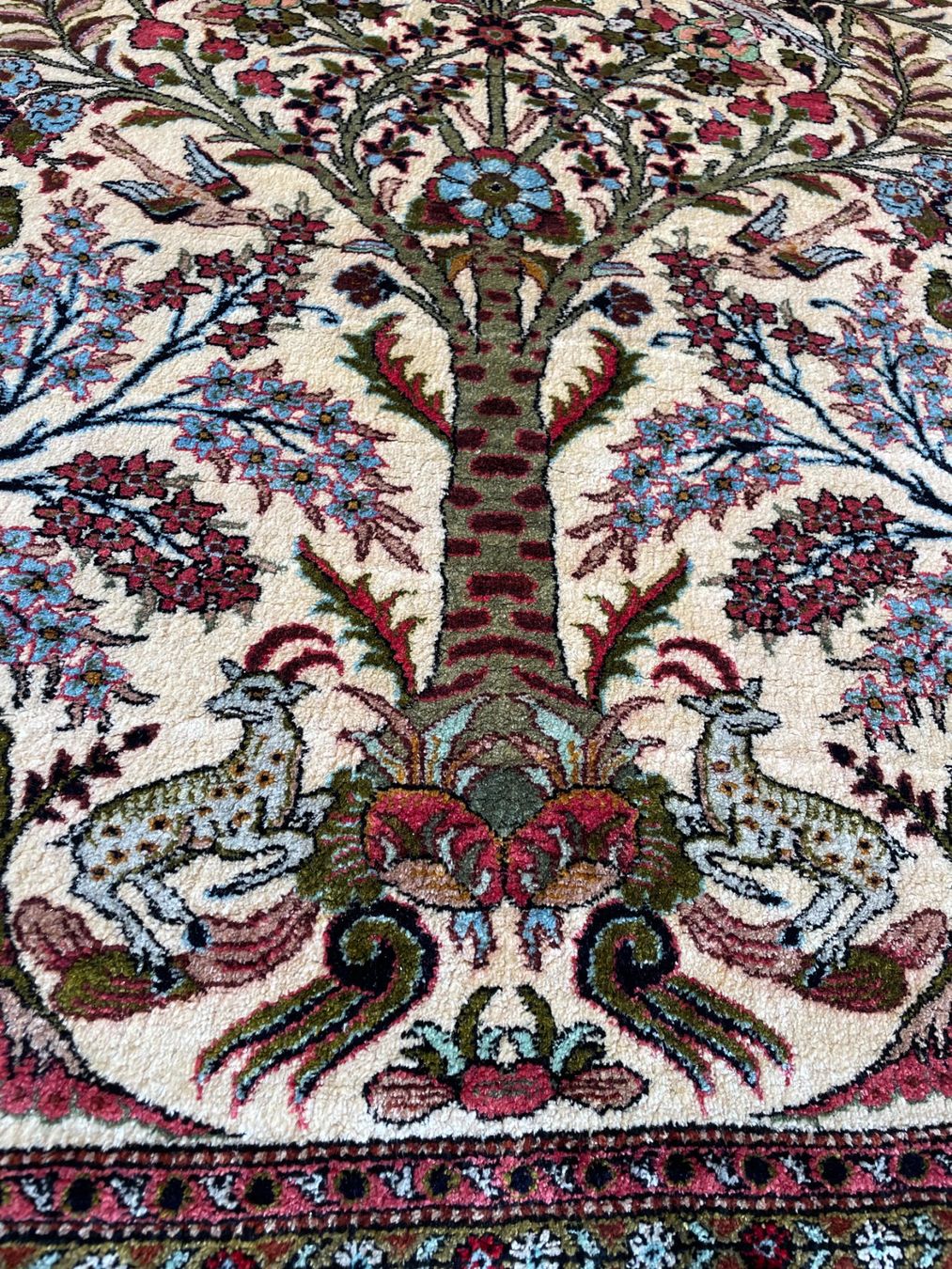 Tappeti: Ghom Teppich aus Seide, 138 x 210 cm – Usato da Luzern venduto da stilwerkstatt 3