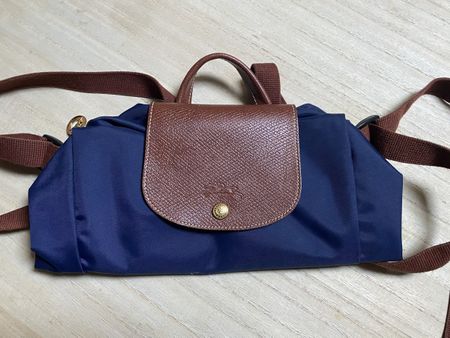 Sac à dos pliable LONGCHAMP Bleu Marine