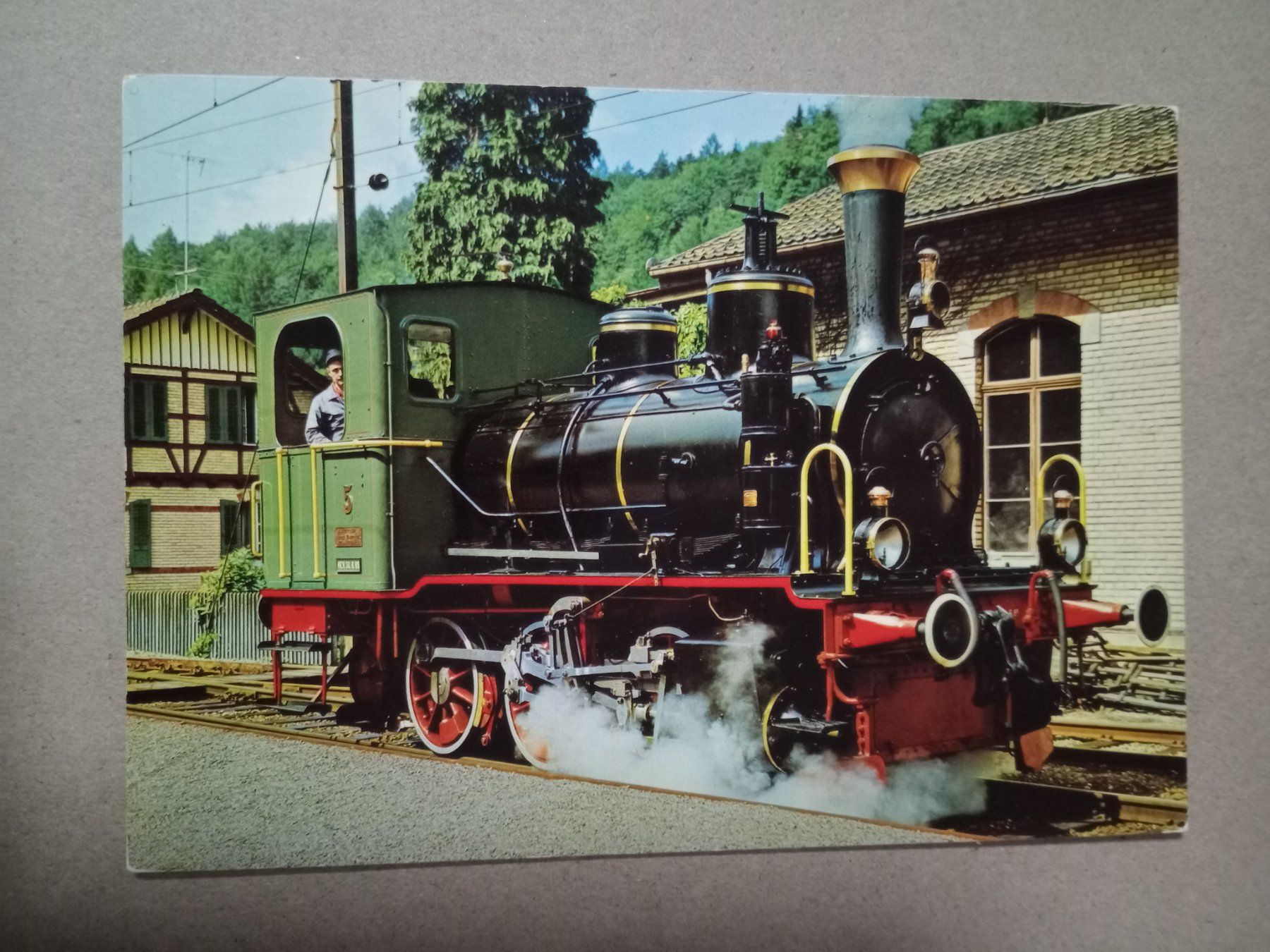 Cartoline postali: Ak Bahn Sihltalbahn Schnaaggi Schaaggi – Usato da Küttigen venduto da Melisch1000