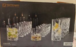 Nachtmann Noblesse Kristallglas Set 18 Stk. Neu & unbenutzt