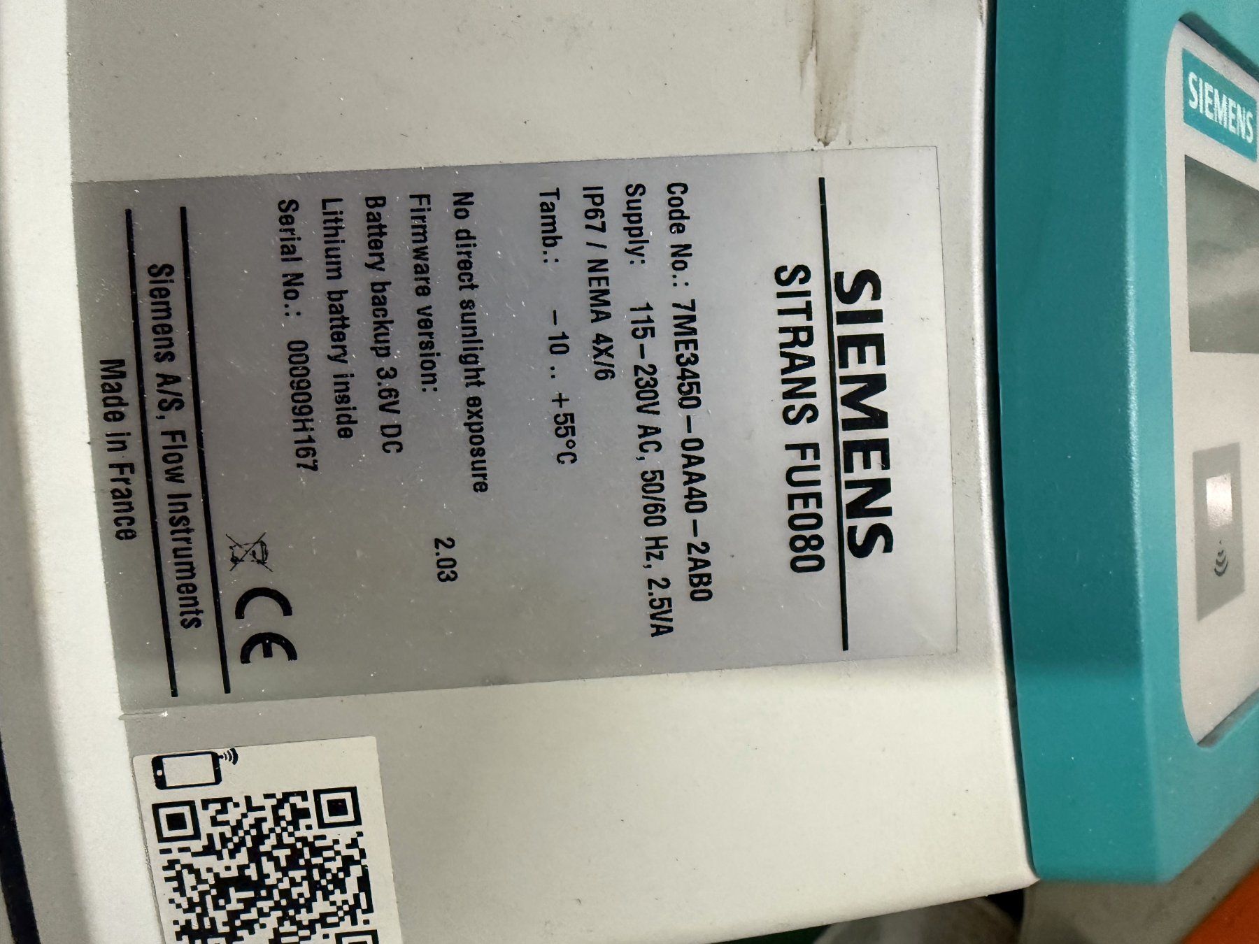 Siemens Misurare: Siemens FlowmeterTransmitter – Usato da Stans venduto da holzverstromung13 1