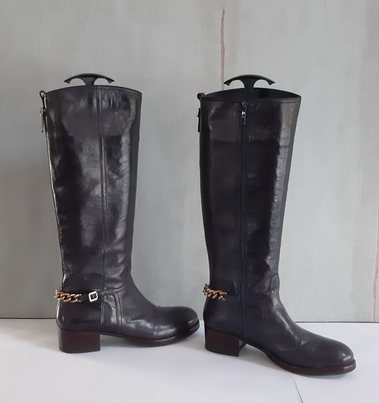 Tory Burch Damenschuhe: Tory Burch Stiefel Gr. 41 Dunkelblau – Neu (gemäss Beschreibung) aus Rupperswil von jur_5ywx 2