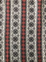 Flanellstoff mit traditionellem Muster, Top! aus 1950er J.