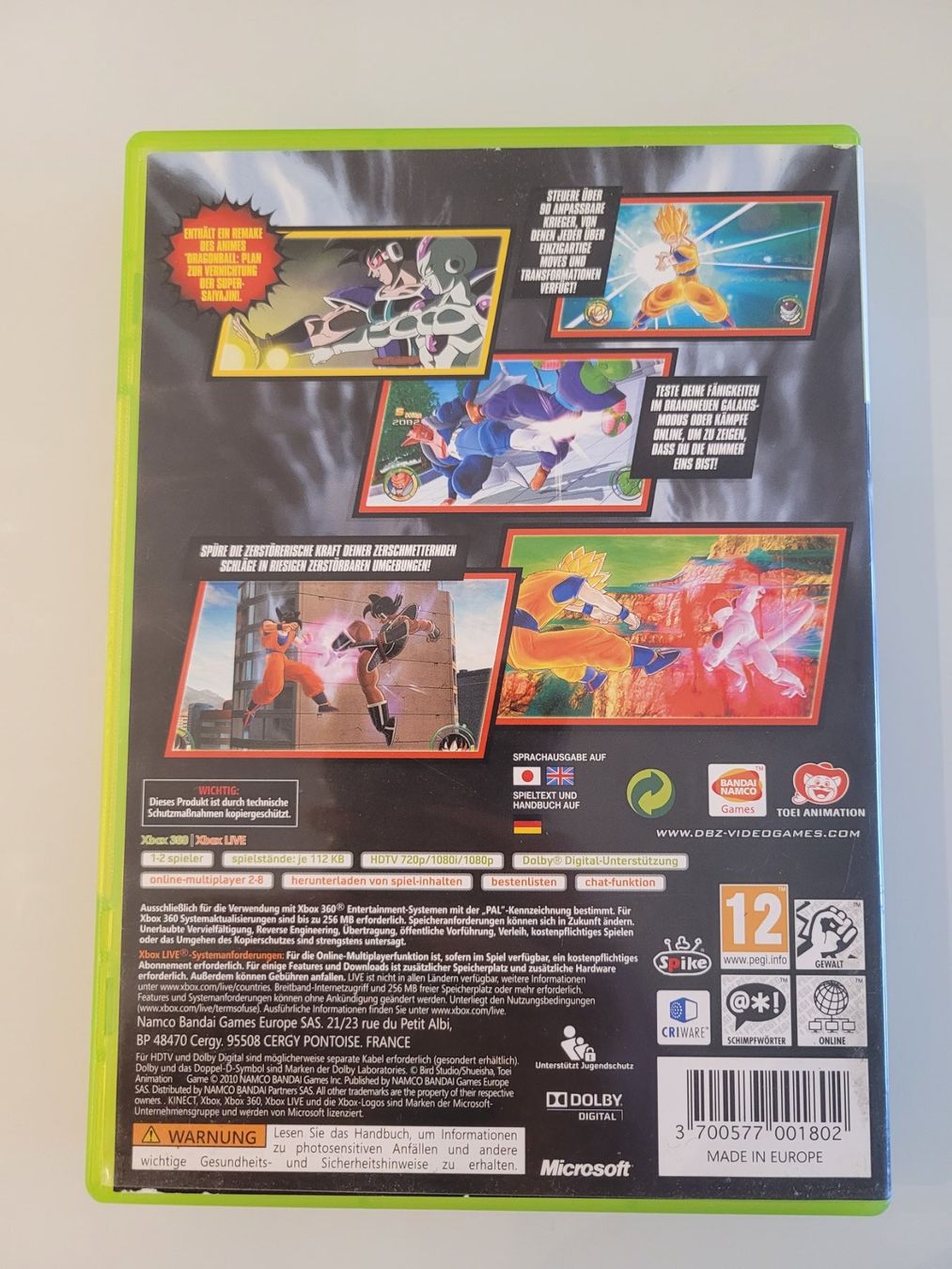 Giochi: Dragon Ball Raging Blast 2 (XBox 360) – Usato da Uezwil venduto da -Retrogames- 2