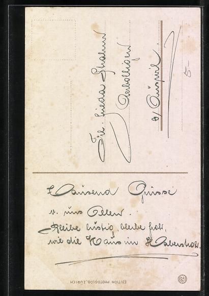Cartoline postali: Bernerin in Tracht gibt einem Vogel eine – Usato da Berlin venduto da bartko-reher 1