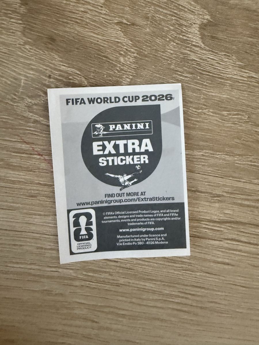 Panini Carte collezionabili: Cristiano Ronaldo Panini Extra Sticker  Gold – Nuovo e nell'imballaggio originale da Maienfeld venduto da Marija123 1