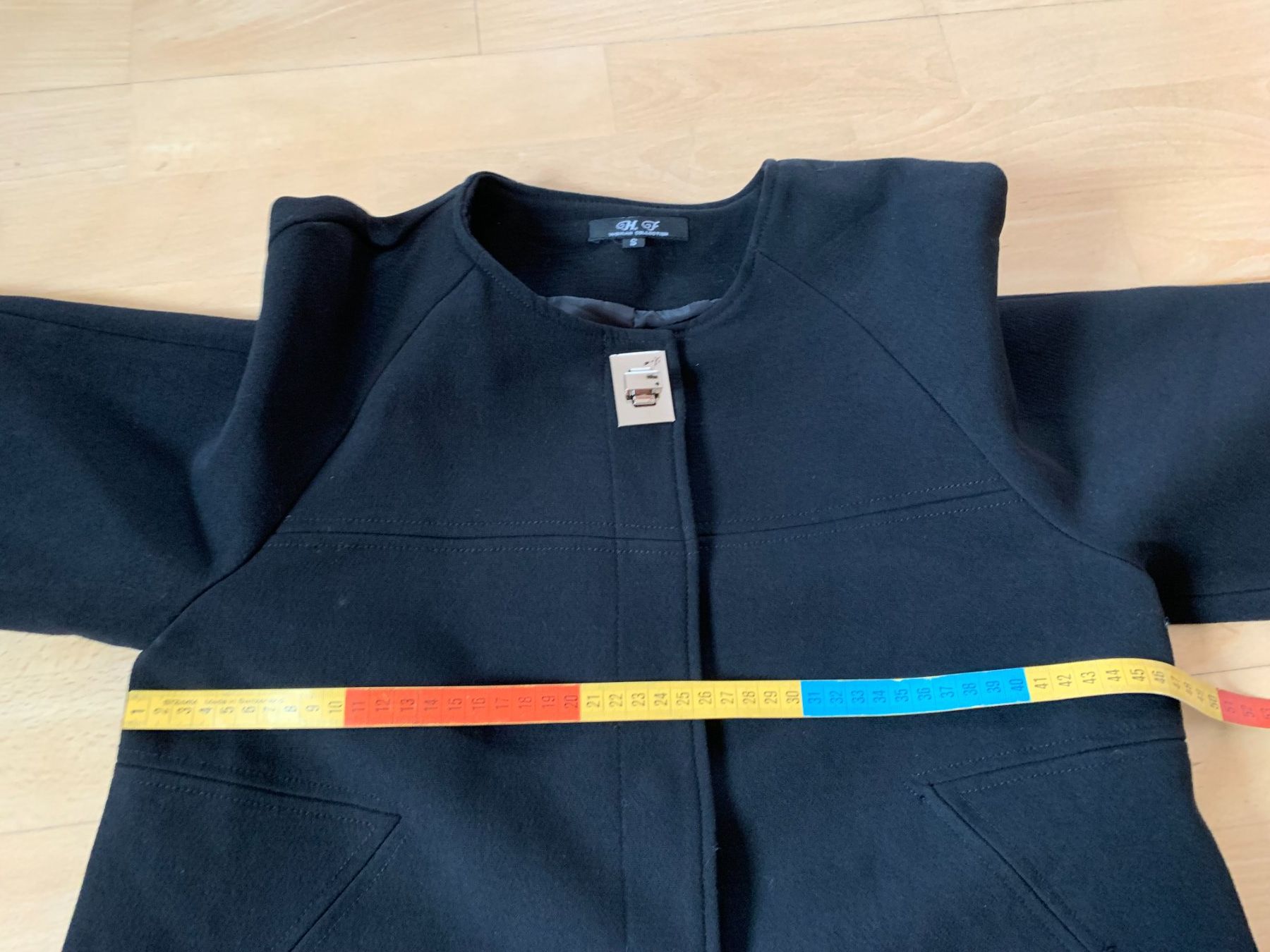 Cappotti: Damen Mantel mit 3/4 Aermeln, Gr. S, Schwarz – Usato da Worb venduto da farben20zauber 7