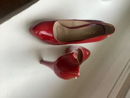 Venezia Lack Pumps, rot, Gr. 38, neuwertig für den Frühling!