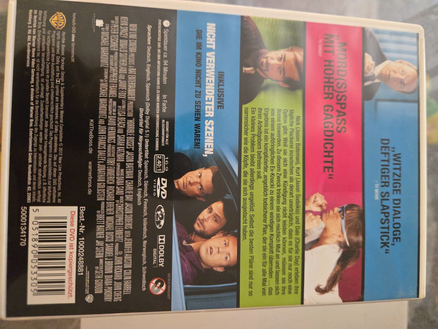 Tutti i DVDs: Kill the Boss DVD – Usato da Bussigny venduto da Kfdlt 1