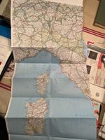 Carte Italie. Recto verso compacte   42 x 120 cm