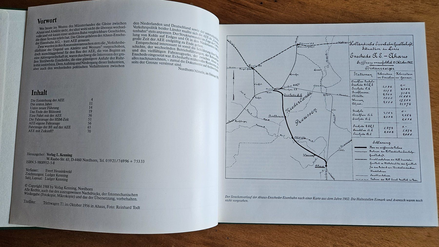 Libri: Die Ahaus-Enscheder Eisenbahn, Verlag Kenning – Usato da Nidau venduto da peterrue 4