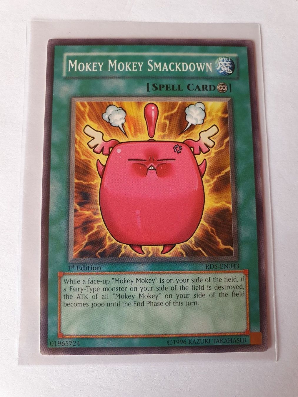 Yugioh Carte collezionabili: Yugioh Mokey Smackdown first edition TCG – Usato da Oberdorf BL venduto da BaldenEagle