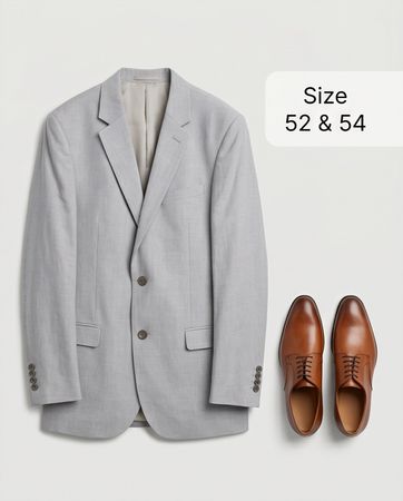 Esprit blazer homme gris -  neuf - 52 et 54