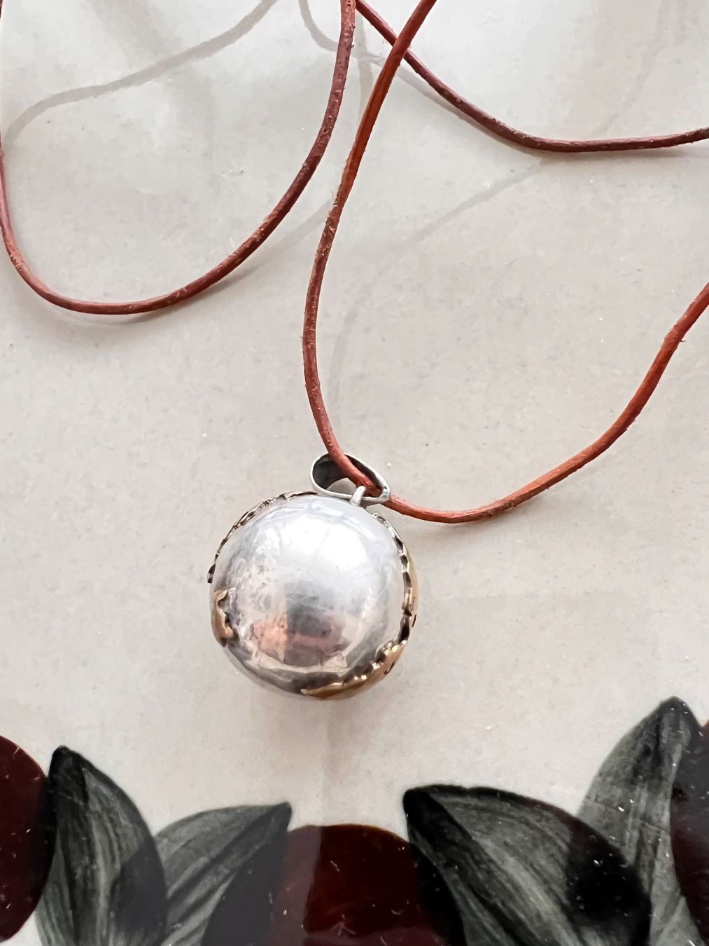 Catenine: Vintage silver chime world pendant – Usato da Lausanne venduto da NYC67 6