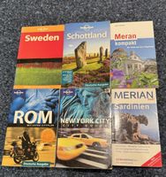 Reisefuehrer Schweden, Schottland, Meran, Rom, New York, Sar