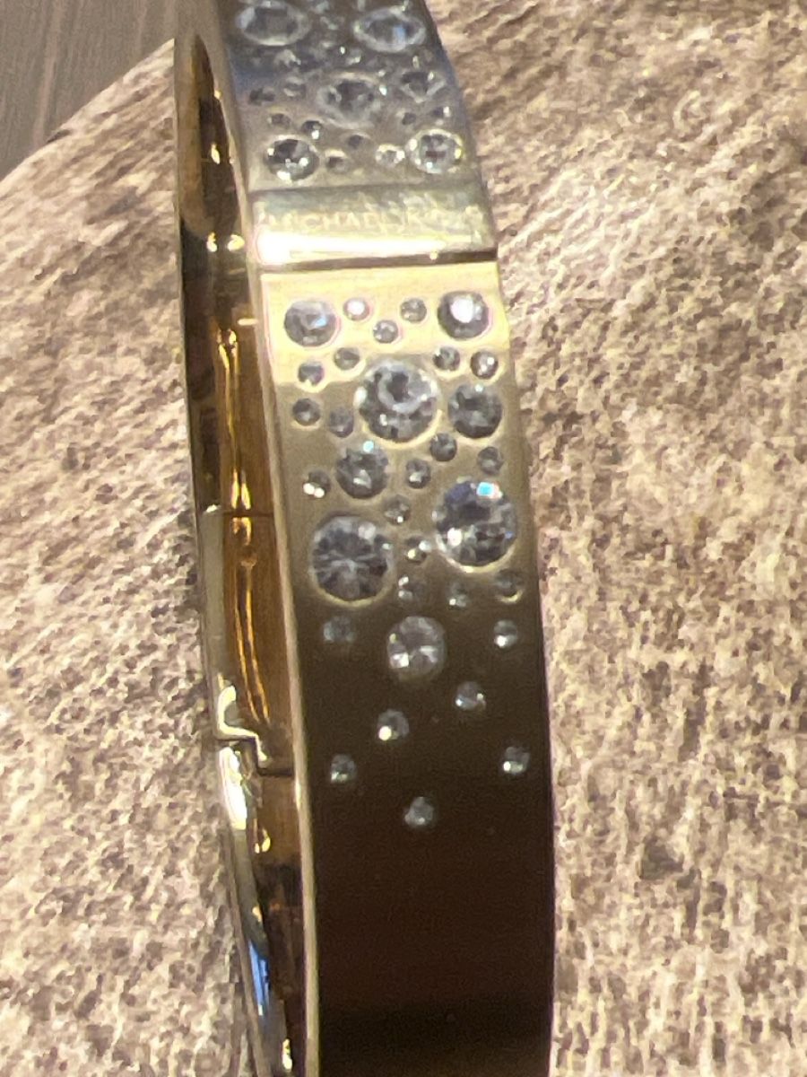 Michael Kors Bracciali & Braccialetti: Michael Kors Armreif gold mit Strass – Usato da Seon venduto da Sunny-Schmuck78 2