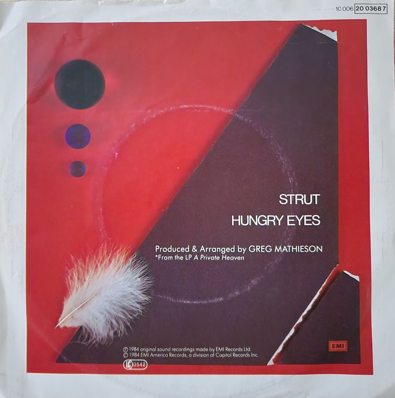 Schallplatten: Sheena Easton Single – Strut – Gebraucht aus Root von atelier22 1