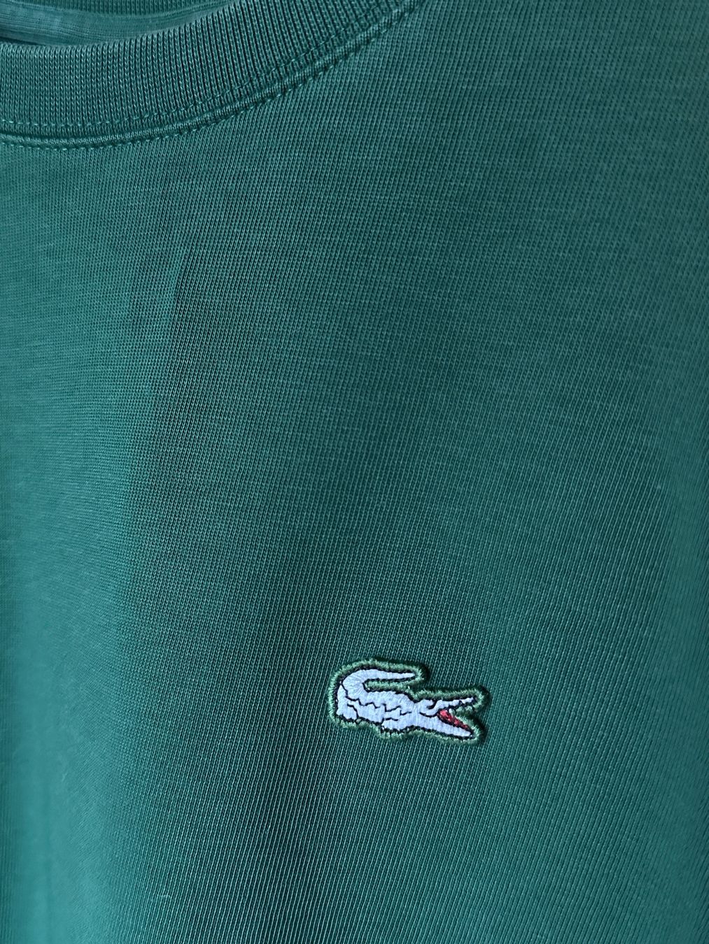 Lacoste T-shirt: Lacoste oversized green forest Tee – Nuovo (secondo la descrizione) da Villars-Burquin venduto da Iliasso 1