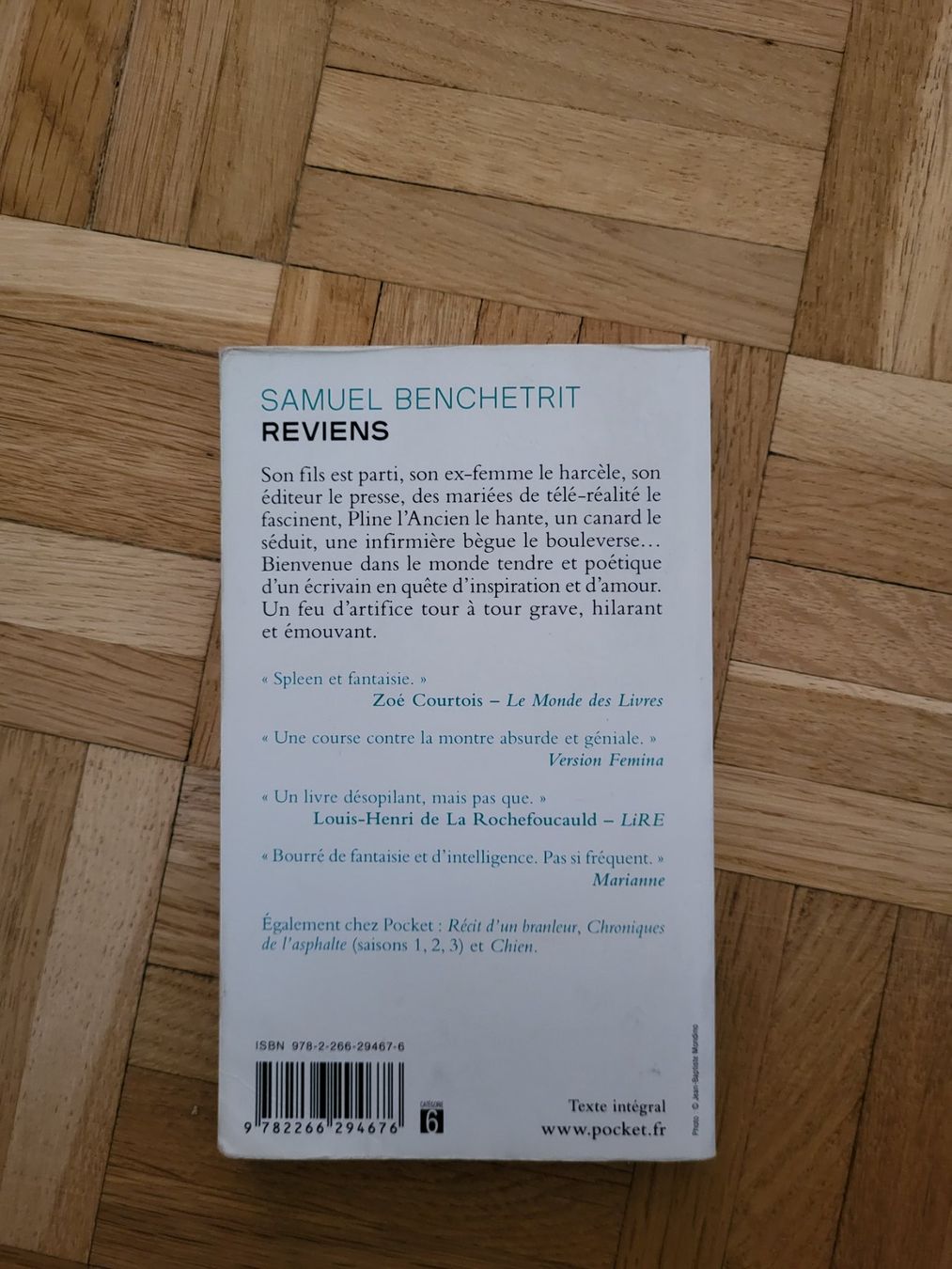 Libri: livre - reviens - Samuel benchetrit – Usato da Genève venduto da Poupoulita 1