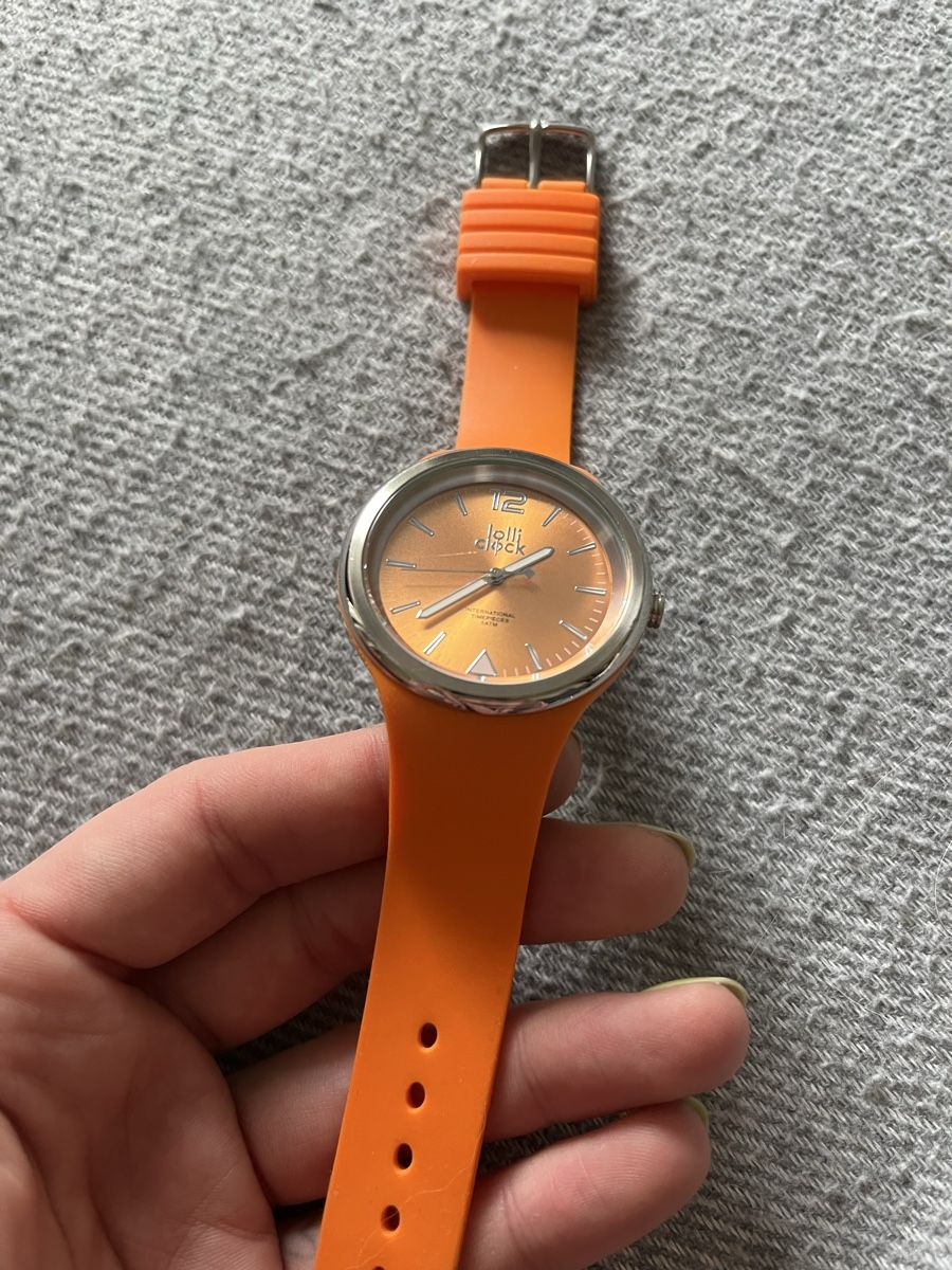 Orologi: Lolli Clock in Orange – Usato da Thalheim venduto da karmabis_ 1
