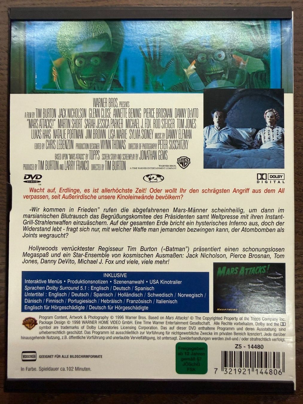 Alle DVDs: Mars Attacks – Gebraucht aus Zürich von FilmFreunde 1