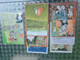 Gisela Boumberger Doppelkarten Set 6Stck. Kunst