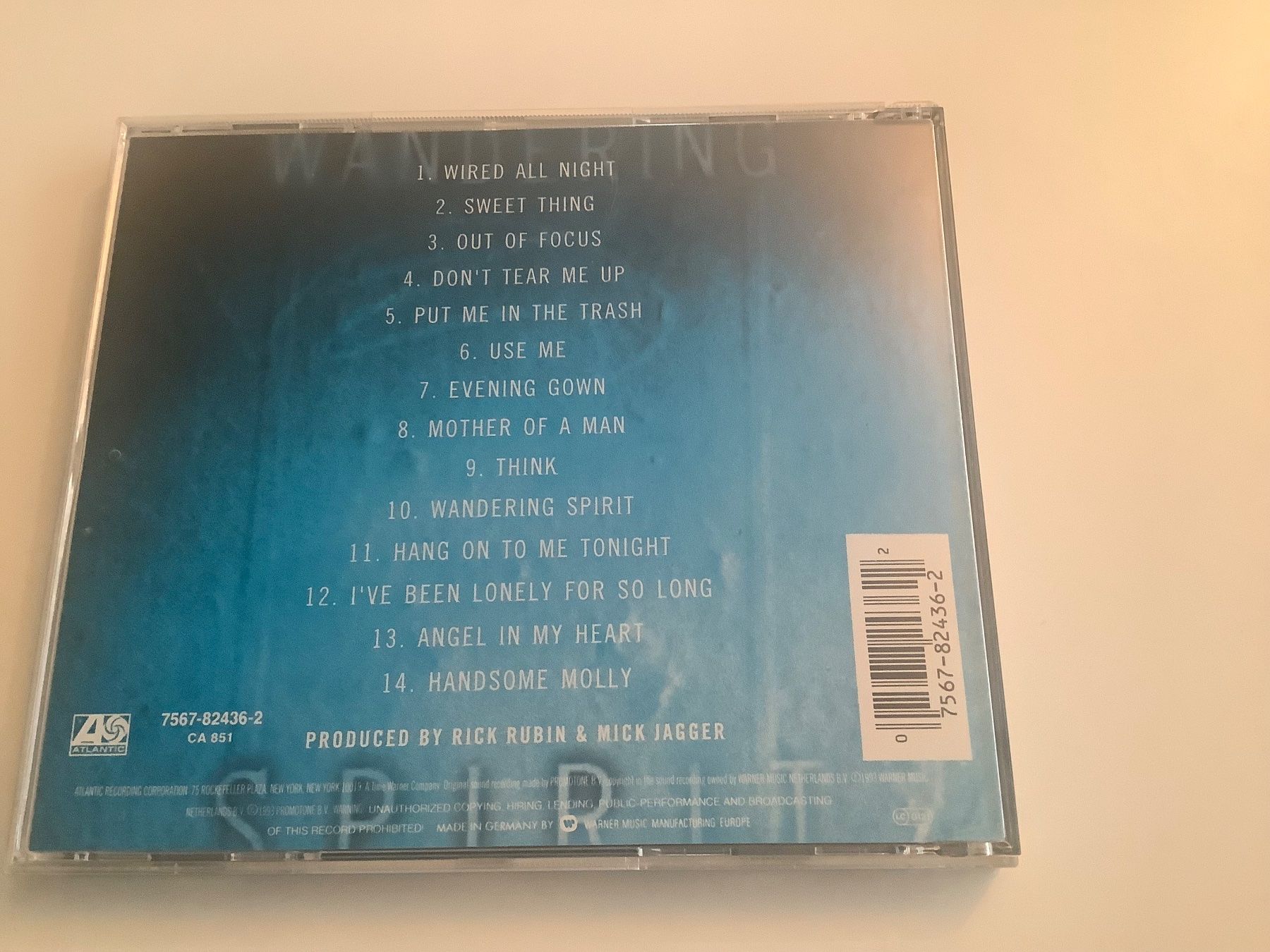 CD: Mick Jagger / Wandering Spirit / 1993 – Usato da Dübendorf venduto da Troll_88 1