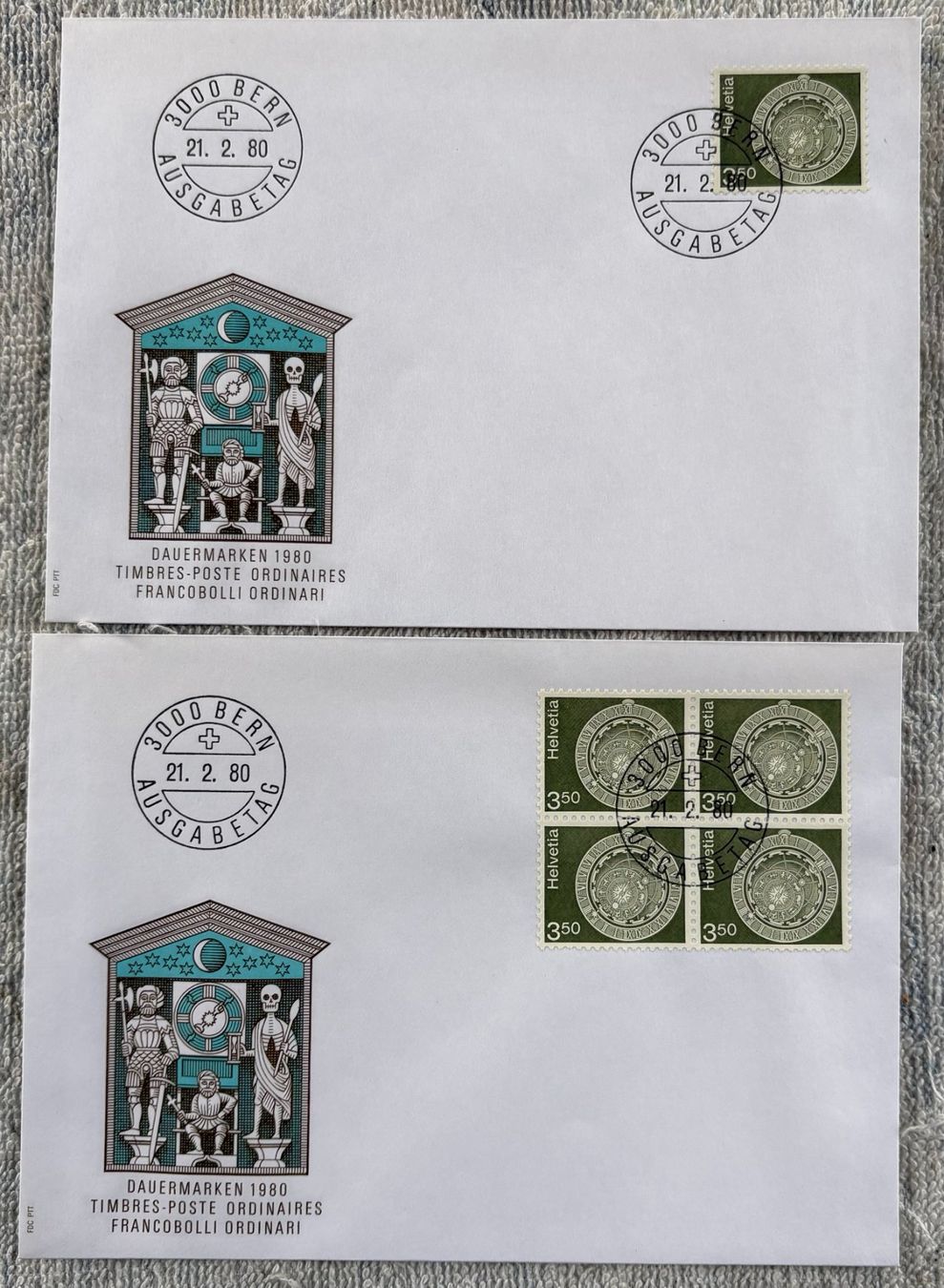Tutti i francobolli: LOT FDC PTT – Usato da Ostermundigen venduto da wini63
