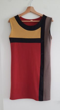 Schickes, ärmelloses Kleid im Retro-Stil, Grösse M